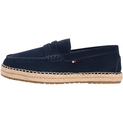 Tommy Hilfiger Hilfiger SDE Espadrilles Flexibles FM0FM05794 pour Homme, Bleu (Ciel du désert), Pointure 7 - Publicité Tommy Hilfiger Hilfiger SDE Espadrilles Flexibles FM0FM05794 pour Homme, Bleu (Ciel du désert), Pointure 7 - Publicité