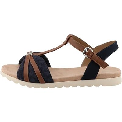 TOM TAILOR Femme Sandale, Bleu Marine, 40 EU - Publicité TOM TAILOR Femme Sandale, Bleu Marine, 40 EU - Publicité