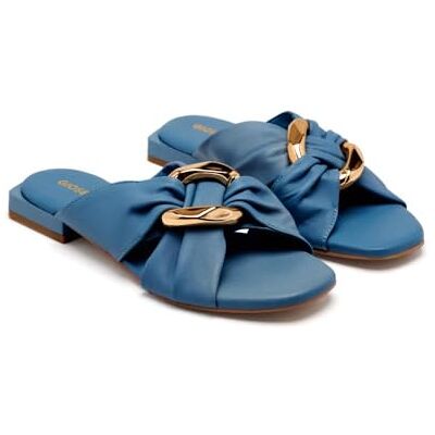 GIOSEPPO Femme Killingly Sandale Plate, Bleu, 37 EU - Publicité GIOSEPPO Femme Killingly Sandale Plate, Bleu, 37 EU - Publicité