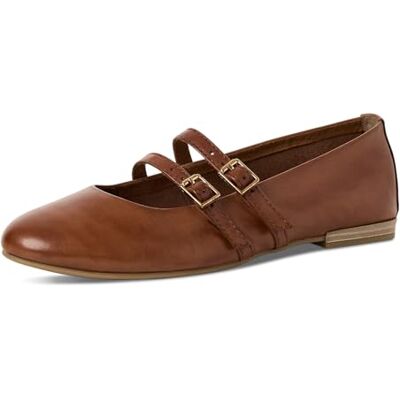 MARCO TOZZI Femmes Ballerines Semelle intérieure Feel Me Moelleuse Cuir Doublure intérieure Douce Tendance, Marron (Cognac), 41 EU - Publicité MARCO TOZZI Femmes Ballerines Semelle intérieure Feel Me Moelleuse Cuir Doublure intérieure Douce Tendance, Marron (Cognac), 41 EU - Publicité