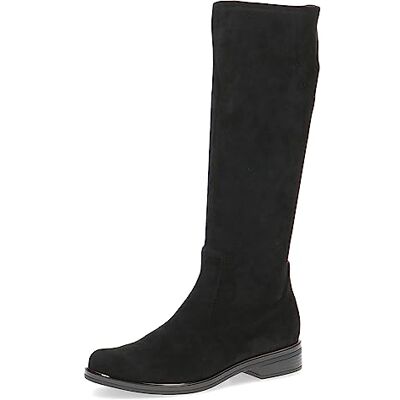 CAPRICE Bottes hautes femme sans talon Hauteur genou Vegan, Noir (Black Stretch), 36 EU - Publicité CAPRICE Bottes hautes femme sans talon Hauteur genou Vegan, Noir (Black Stretch), 36 EU - Publicité
