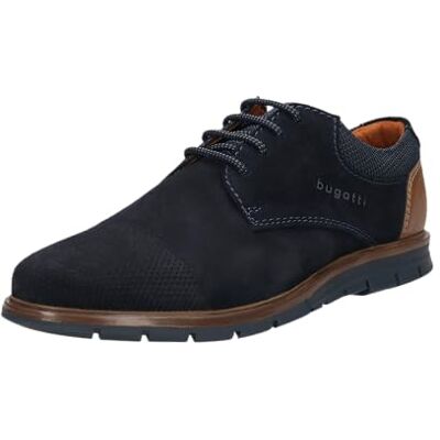 bugatti Chaussures d'affaires à lacets pour homme, Dark Blue 4100, 44 EU Large - Publicité bugatti Chaussures d'affaires à lacets pour homme, Dark Blue 4100, 44 EU Large - Publicité