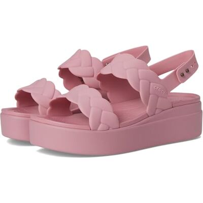 Crocs Femme Brooklyn Woven Upper LW Sandales, Rosette, 39/40 EU - Publicité Crocs Femme Brooklyn Woven Upper LW Sandales, Rosette, 39/40 EU - Publicité