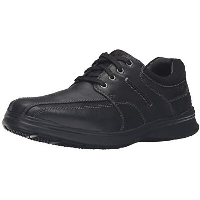 Clarks Homme Cotrell Walk Tissu Oxford, Cuir huileux Noir, 44 EU - Publicité Clarks Homme Cotrell Walk Tissu Oxford, Cuir huileux Noir, 44 EU - Publicité