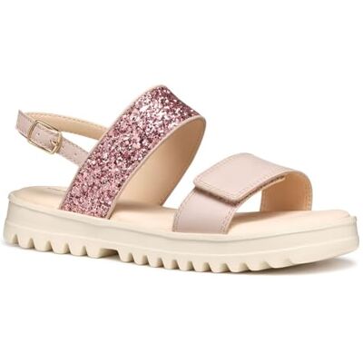 Geox J SANDAL CORALIE GIR, Sandale fille, Lt Rose, - Publicité Geox J SANDAL CORALIE GIR, Sandale fille, Lt Rose, - Publicité