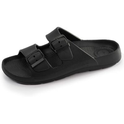 Isotoner Mules Claquettes Femme Ultra Confortables, faciles à Enfiler, 41, Noir - Publicité Isotoner Mules Claquettes Femme Ultra Confortables, faciles à Enfiler, 41, Noir - Publicité
