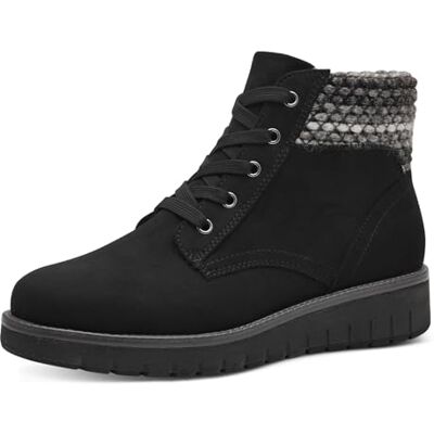 MARCO TOZZI Bottines à Lacets pour Femme Botte Tendance, Noir/Comb, 40 EU - Publicité MARCO TOZZI Bottines à Lacets pour Femme Botte Tendance, Noir/Comb, 40 EU - Publicité