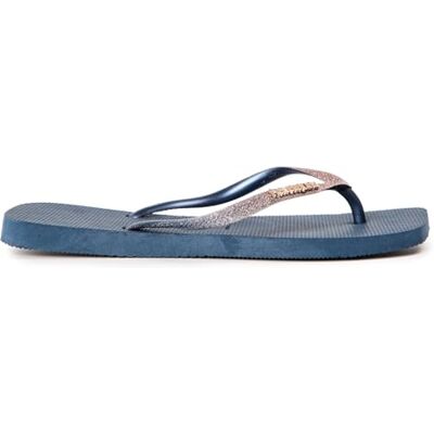 Havaianas Square Glitter Femme Sandales Bleu - Publicité Havaianas Square Glitter Femme Sandales Bleu - Publicité