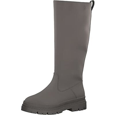 s.Oliver Femme Botte Haute Jusqu'au Genou, Taupe, 38 EU - Publicité s.Oliver Femme Botte Haute Jusqu'au Genou, Taupe, 38 EU - Publicité