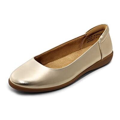 DREAM PAIRS Ballerines Femme Classique Chaussures Plates pour Femmes Douces et Confortables,Size 41.5,Or,SDFA2312W - Publicité DREAM PAIRS Ballerines Femme Classique Chaussures Plates pour Femmes Douces et Confortables,Size 41.5,Or,SDFA2312W - Publicité