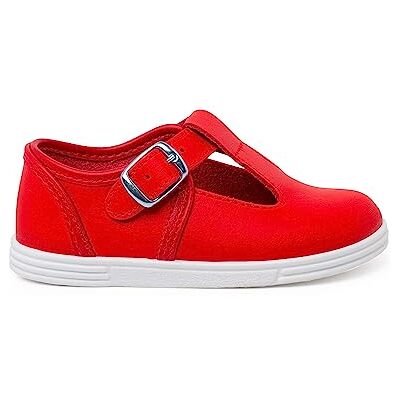 Pisamonas Chaussures Salomé en Cuir Lavable avec Boucle Taille 23 Couleur Rouge - Publicité Pisamonas Chaussures Salomé en Cuir Lavable avec Boucle Taille 23 Couleur Rouge - Publicité