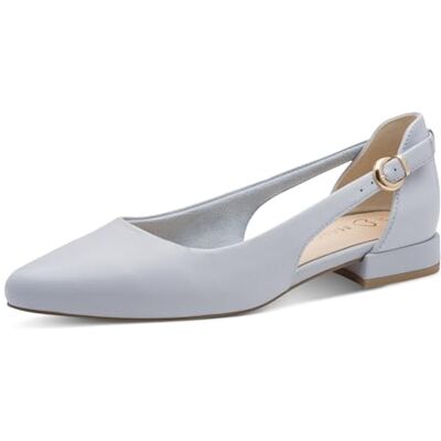 MARCO TOZZI Femmes Ballerines Semelle intérieure Feel Me Moelleuse Cuir Doublure intérieure Douce Bout Pointu, Bleu (LT.Blue), 39 EU - Publicité MARCO TOZZI Femmes Ballerines Semelle intérieure Feel Me Moelleuse Cuir Doublure intérieure Douce Bout Pointu, Bleu (LT.Blue), 39 EU - Publicité