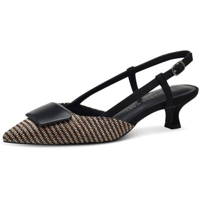 MARCO TOZZI Femme Escarpins Semelle intérieure Feel Me Souple Doublure Souple végane Pointu, Noir (Black Comb), 39 EU - Publicité MARCO TOZZI Femme Escarpins Semelle intérieure Feel Me Souple Doublure Souple végane Pointu, Noir (Black Comb), 39 EU - Publicité