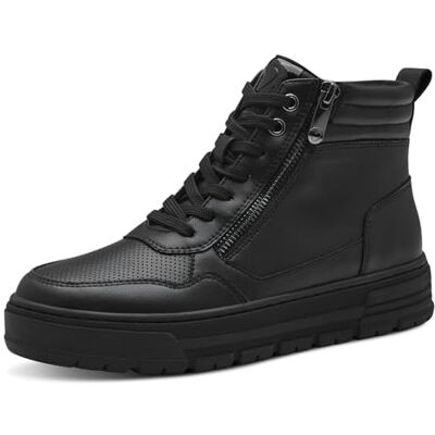 MARCO TOZZI Baskets à Lacets pour Femme Bottine, Noir, 36 EU - Publicité MARCO TOZZI Baskets à Lacets pour Femme Bottine, Noir, 36 EU - Publicité