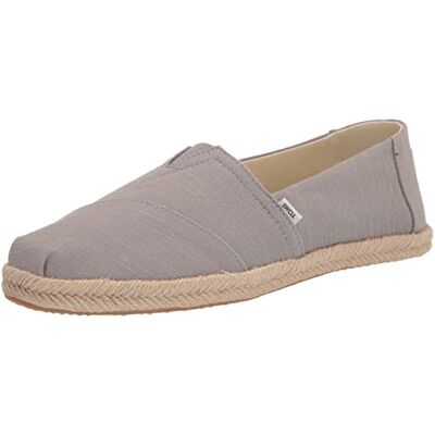 TOMS Alpargata Mocassins Plats Classiques en Corde pour Femme, Gris, 36 EU - Publicité TOMS Alpargata Mocassins Plats Classiques en Corde pour Femme, Gris, 36 EU - Publicité