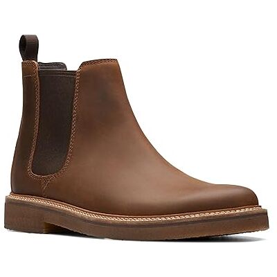 Clarks Clarkdale Easy Chelsea Bottes pour homme, Cuir ciré d'abeille., 9.5 Wide - Publicité Clarks Clarkdale Easy Chelsea Bottes pour homme, Cuir ciré d'abeille., 9.5 Wide - Publicité