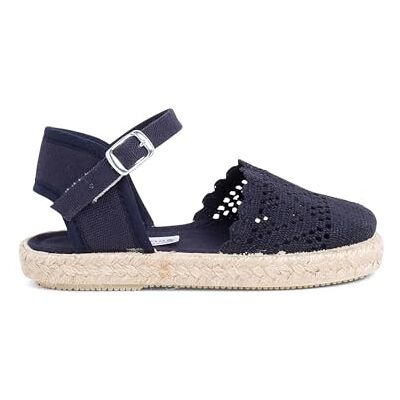 Pisamonas Espadrilles Brodées À Boucle Taille 25 Couleur Bleu Marine - Publicité Pisamonas Espadrilles Brodées À Boucle Taille 25 Couleur Bleu Marine - Publicité