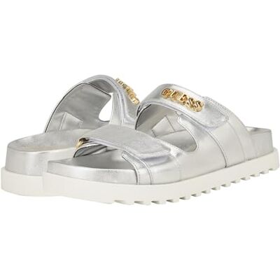 Guess Sandales AvinWedge pour femme, Argenté., 5.5 UK - Publicité Guess Sandales AvinWedge pour femme, Argenté., 5.5 UK - Publicité