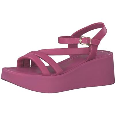 MARCO TOZZI Sandale à talon by Guido Maria Kretschmer Femme, Fuchsia, 36 EU - Publicité MARCO TOZZI Sandale à talon by Guido Maria Kretschmer Femme, Fuchsia, 36 EU - Publicité