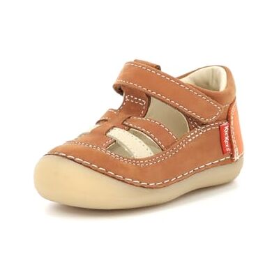 Kickers Sushy, Salomés Garçon, Camel Orange, 19 - Publicité Kickers Sushy, Salomés Garçon, Camel Orange, 19 - Publicité