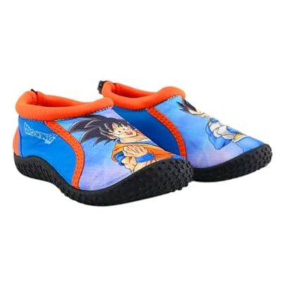 Dragon Ball Z Chaussures d'eau Garçon, Sandales Antidérapantes, Chaussures Aquatiques, Goku Aquashoes (Multicolore, Système Taille Chaussures EU, Enfant de 2 à 5 ans, Homme, Numérique, Moyen, 24) - Publicité Dragon Ball Z Chaussures d'eau Garçon, Sandales Antidérapantes, Chaussures Aquatiques, Goku Aquashoes (Multicolore, Système Taille Chaussures EU, Enfant de 2 à 5 ans, Homme, Numérique, Moyen, 24) - Publicité