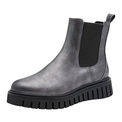 MARCO TOZZI Femme Chelsea-Stiefel Bottine, Ardoise, 36 EU - Publicité MARCO TOZZI Femme Chelsea-Stiefel Bottine, Ardoise, 36 EU - Publicité