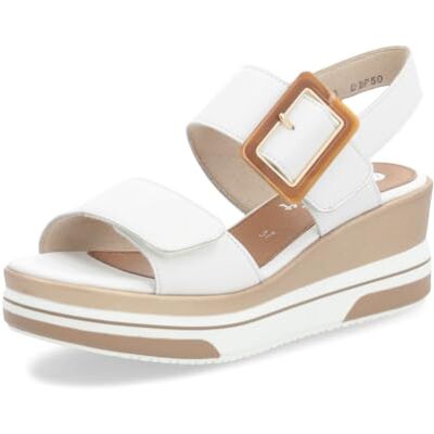 Remonte D1P50 Sandales Femme Blanc - Publicité Remonte D1P50 Sandales Femme Blanc - Publicité
