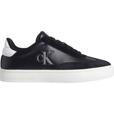 Calvin Klein Baskets Cupsole Femme Classic Low en Cuir, Noir (Black/Bright White), 41 - Publicité Calvin Klein Baskets Cupsole Femme Classic Low en Cuir, Noir (Black/Bright White), 41 - Publicité
