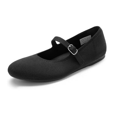 DREAM PAIRS Ballerines Femme Confortable Chaussure de Plates Mary Jane Ballerine en Tricot Respirant,Size 41,Noir,DWUMFA2519 - Publicité DREAM PAIRS Ballerines Femme Confortable Chaussure de Plates Mary Jane Ballerine en Tricot Respirant,Size 41,Noir,DWUMFA2519 - Publicité