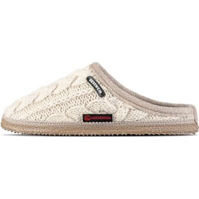 Giesswein Pantoufle Neudau écru mélangé 35 Chaussons en Feutre, Pantoufles Unisexes légères avec Motif câble, Mules pour Hommes et Femmes, antidérapants, Sensation Pieds Nus - Publicité Giesswein Pantoufle Neudau écru mélangé 35 Chaussons en Feutre, Pantoufles Unisexes légères avec Motif câble, Mules pour Hommes et Femmes, antidérapants, Sensation Pieds Nus - Publicité