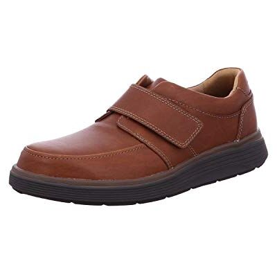 Clarks Homme Un Abode Strap Mocassin, Dark Tan Lea, 44 EU Large - Publicité Clarks Homme Un Abode Strap Mocassin, Dark Tan Lea, 44 EU Large - Publicité