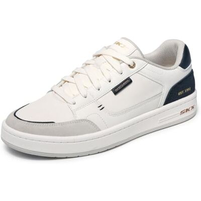 Skechers League IMPERION Baskets pour Homme, Cuir Naturel/Maille/PU Noir, 41 EU - Publicité Skechers League IMPERION Baskets pour Homme, Cuir Naturel/Maille/PU Noir, 41 EU - Publicité