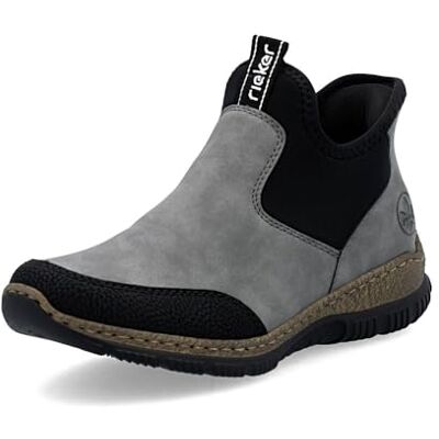 Rieker Bottes & Bottines Femme N3280, Pointure:37 EU, La Couleur:Gris - Publicité Rieker Bottes & Bottines Femme N3280, Pointure:37 EU, La Couleur:Gris - Publicité