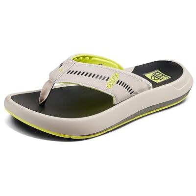 Reef Tongs Swellsole CruiserFlop pour homme, Gris citron, 40 EU - Publicité Reef Tongs Swellsole CruiserFlop pour homme, Gris citron, 40 EU - Publicité