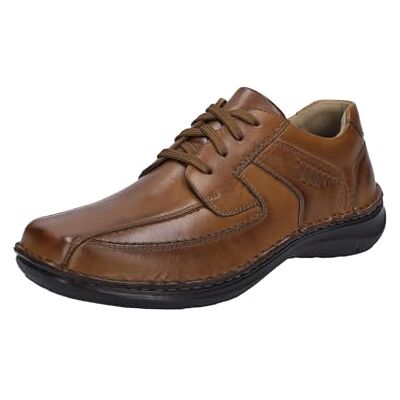 Josef Seibel Chaussures confortables pour homme New Anvers 08, largeur K (extra large), semelle intérieure amovible, cognac, 42 EU X-Large - Publicité Josef Seibel Chaussures confortables pour homme New Anvers 08, largeur K (extra large), semelle intérieure amovible, cognac, 42 EU X-Large - Publicité