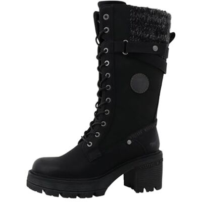 MUSTANG Bottes Femme , Pointure:41 EU, La Couleur:Noir - Publicité MUSTANG Bottes Femme , Pointure:41 EU, La Couleur:Noir - Publicité