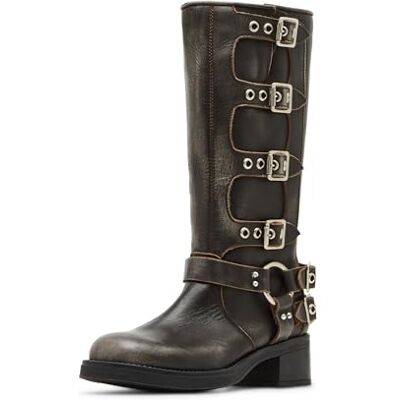 Steve Madden Bottes Rocky, Marron vieilli, 36 EU - Publicité Steve Madden Bottes Rocky, Marron vieilli, 36 EU - Publicité