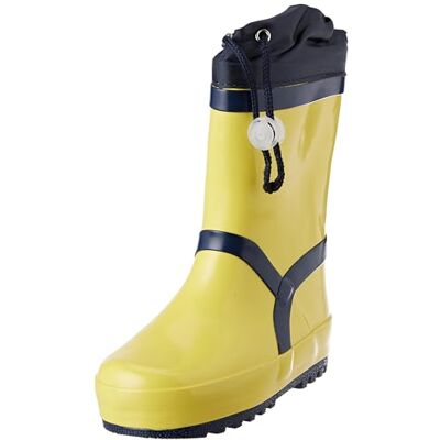 Playshoes Bottes En Caoutchouc Doublées Bottes de pluie Mixte Enfant, Jaune marine, 23 EU - Publicité Playshoes Bottes En Caoutchouc Doublées Bottes de pluie Mixte Enfant, Jaune marine, 23 EU - Publicité