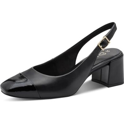 MARCO TOZZI Escarpins Femme Semelle intérieure Feel Me Moelleuse Doublure Douce Tendance, Noir (Black Comb), 37 EU - Publicité MARCO TOZZI Escarpins Femme Semelle intérieure Feel Me Moelleuse Doublure Douce Tendance, Noir (Black Comb), 37 EU - Publicité