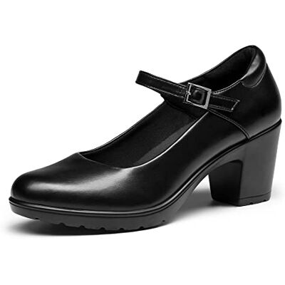 DREAM PAIRS Escarpins Femme Mary Jane Chaussures à Talon Haut Classiques Escarpin à Bout Rond Confortable,Size 36,Noir,SDPU2231W-E - Publicité DREAM PAIRS Escarpins Femme Mary Jane Chaussures à Talon Haut Classiques Escarpin à Bout Rond Confortable,Size 36,Noir,SDPU2231W-E - Publicité