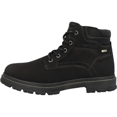 TOM TAILOR Homme Botte Tendance, Noir, 41 EU - Publicité TOM TAILOR Homme Botte Tendance, Noir, 41 EU - Publicité