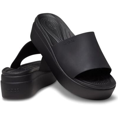 Crocs Femme Brooklyn Slide Sandales, Black, 39/40 EU - Publicité Crocs Femme Brooklyn Slide Sandales, Black, 39/40 EU - Publicité