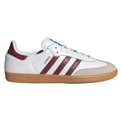 Adidas Samba OG Baskets pour homme, blanc/noir/gris, pointure 41 - Publicité Adidas Samba OG Baskets pour homme, blanc/noir/gris, pointure 41 - Publicité
