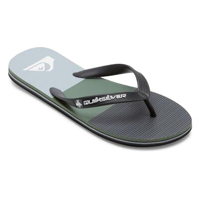 Quiksilver Homme Molokai Stripe. Sandal, Noir/Gris, 41 EU - Publicité Quiksilver Homme Molokai Stripe. Sandal, Noir/Gris, 41 EU - Publicité