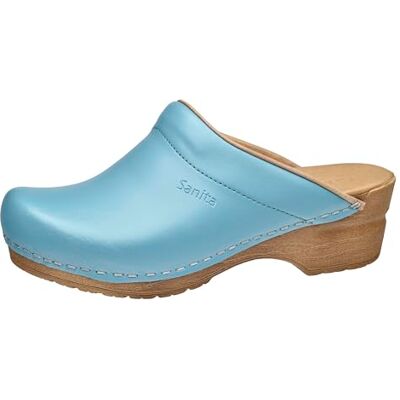 Sanita Sandra Sabots Ouvert Produit Original Fabriqué à la Main pour Femme Assise Plantaire de Forme Anatomique avec Mousse Souple Turquoise 42 EU - Publicité Sanita Sandra Sabots Ouvert Produit Original Fabriqué à la Main pour Femme Assise Plantaire de Forme Anatomique avec Mousse Souple Turquoise 42 EU - Publicité