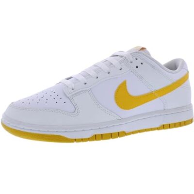 Nike Dunk Low Retro Homme White/University Gold-Summit White EU 45 - Publicité Nike Dunk Low Retro Homme White/University Gold-Summit White EU 45 - Publicité