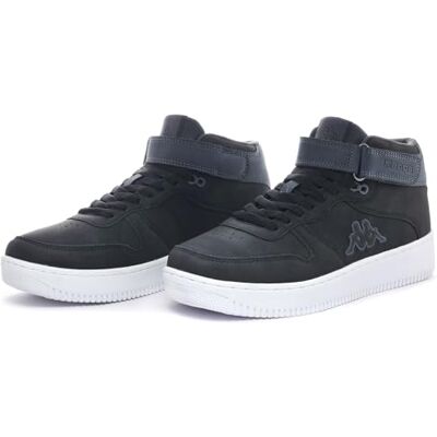 Kappa Homme Logo Maserta 4 MD, Black Grey DK, 39 EU - Publicité Kappa Homme Logo Maserta 4 MD, Black Grey DK, 39 EU - Publicité