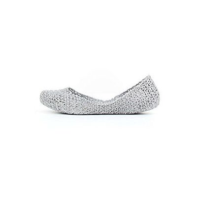 melissa Campana Papel VII, Ballerines Bout fermé, Argent Silver Glitter 50711, 35/36 EU - Publicité melissa Campana Papel VII, Ballerines Bout fermé, Argent Silver Glitter 50711, 35/36 EU - Publicité