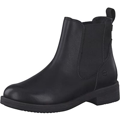 Tamaris Femme Bottines, Dame Bottines Chelsea,TOUCHit,Demi-Bottes,Bottines,Bottes de Glisse,Plat,Black,37 EU - Publicité Tamaris Femme Bottines, Dame Bottines Chelsea,TOUCHit,Demi-Bottes,Bottines,Bottes de Glisse,Plat,Black,37 EU - Publicité
