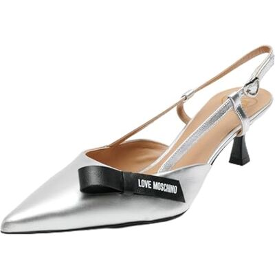 Love Moschino Sandales à Talon Femme Argent 41 EU - Publicité Love Moschino Sandales à Talon Femme Argent 41 EU - Publicité